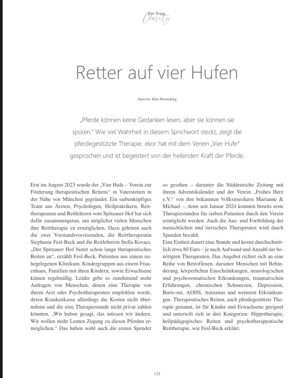 Artikel EKOR Magazin - Seite 1